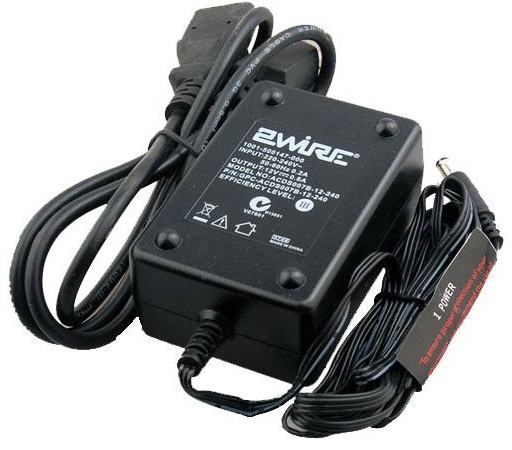 2WIRE ACDS007B-12-240 AC ADAPTER 12VDC 0.6A DESKTOP POWER SUPPLY